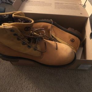 Timberland cream boots